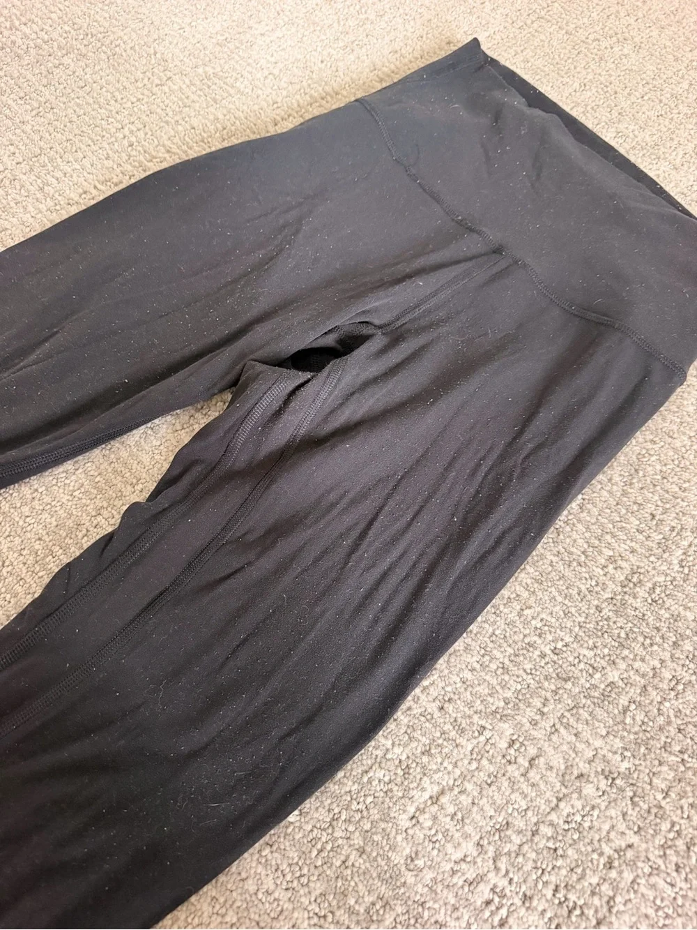 Black High-Waist Lululemon Align Leggings